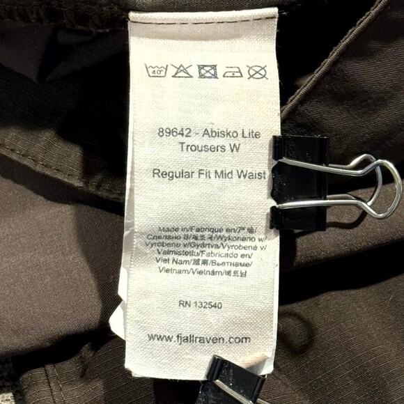 Fjallraven Abisko Lite Hiking Pants 27/28 EU 36 Outdoor G1000 Gorpcore Trousers - Picture 3 of 10